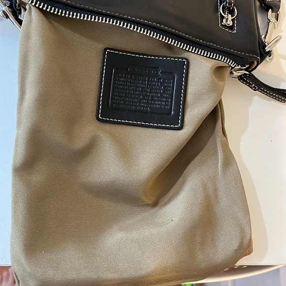 VINTAGE COACH HAMILTON LUXURY DESIGNER LEATHER SWING CROSSBODY BAG - Picture 7 of 8